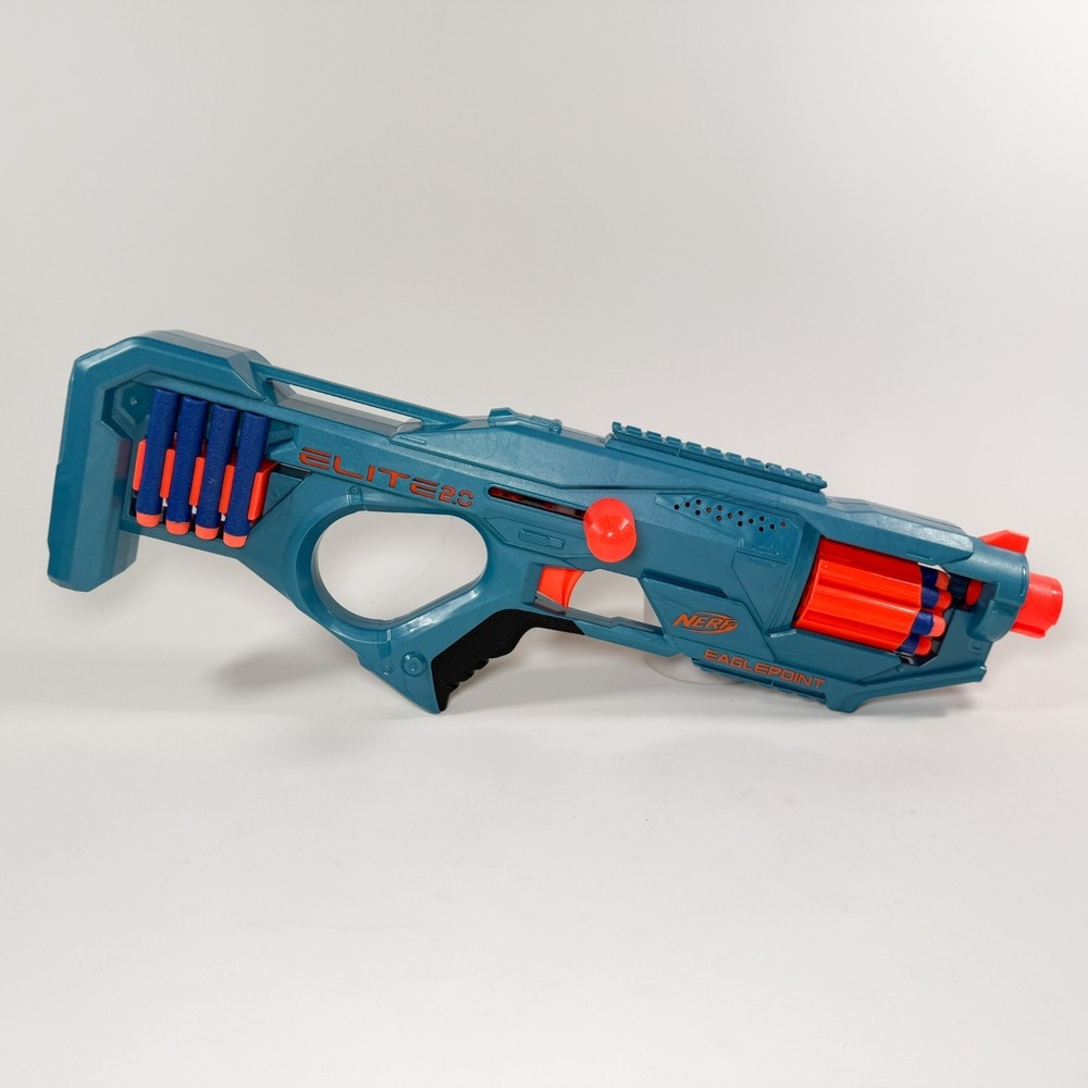 Nerf Gun Elite 2.0 Eaglepoint RD-8 Dart Blaster - 2022 Hasbro - Includes Darts